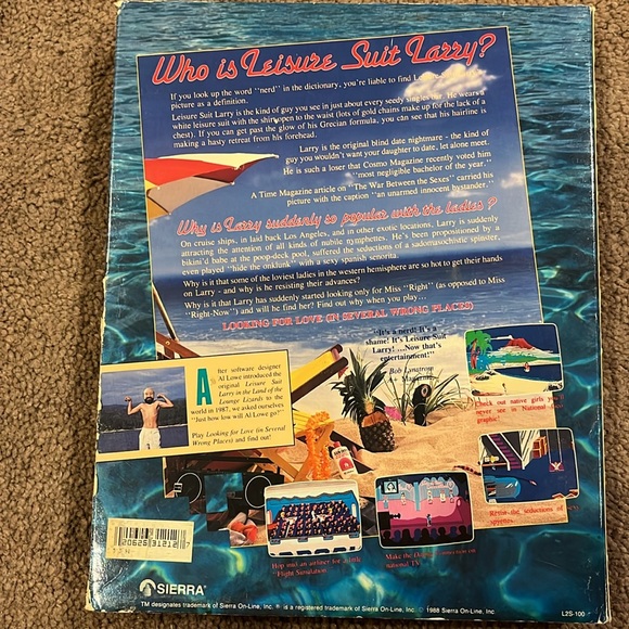 Sierra Leisure Suit Larry game - Picture 2 of 6